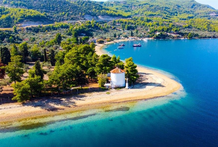 Mylos beach in Gialtra Evia